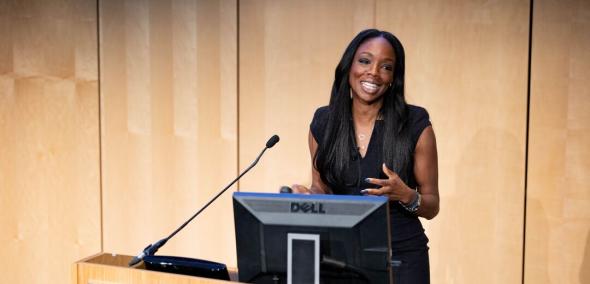 Nadine Burke Harris, CA's first Surgeon General, delivers the Chancellor’s Health Policy lecture,